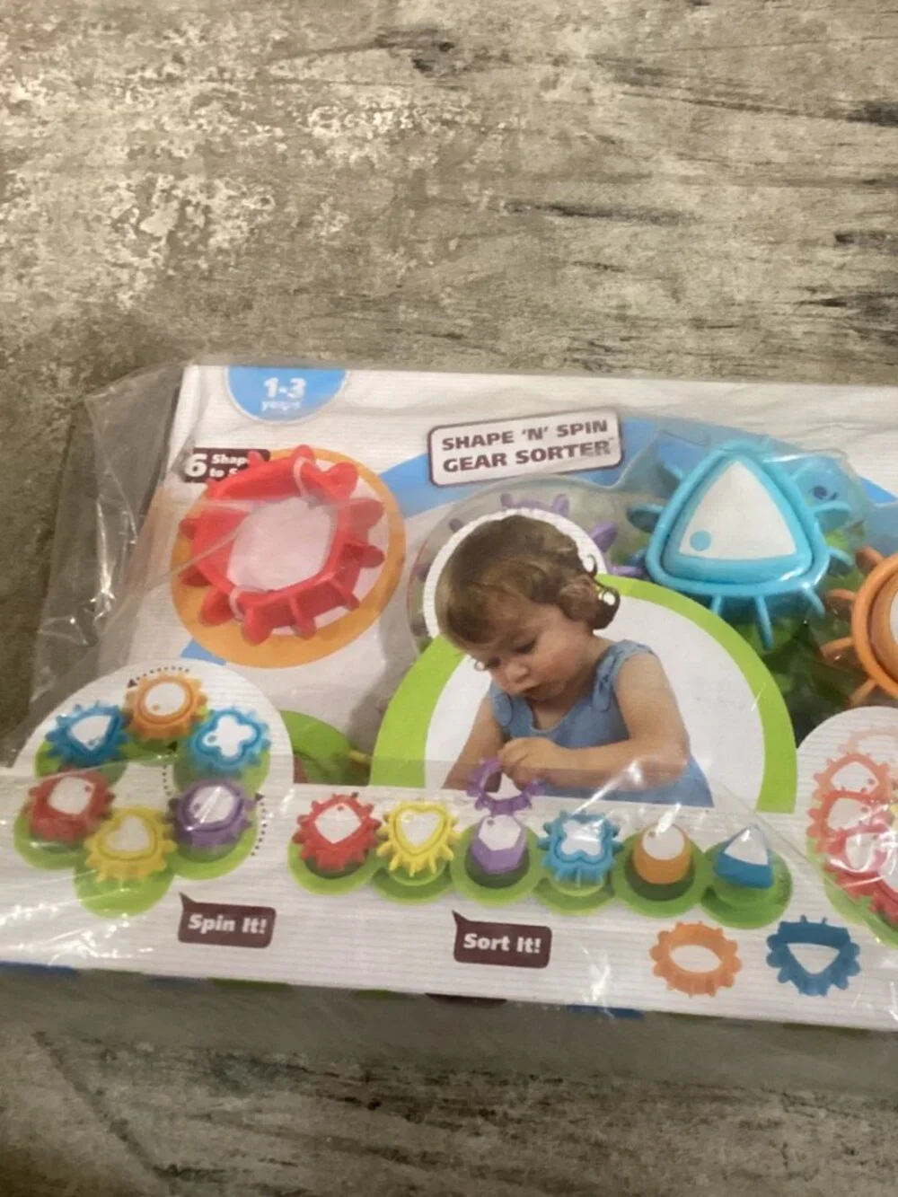 Spin Gear Sorter: Educational Focus Creative Thinking Stacking And Sorting Toys